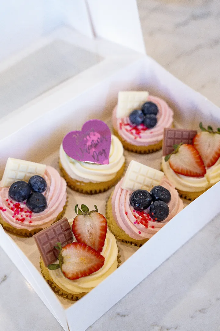 valentine hokkaido cupcakes set